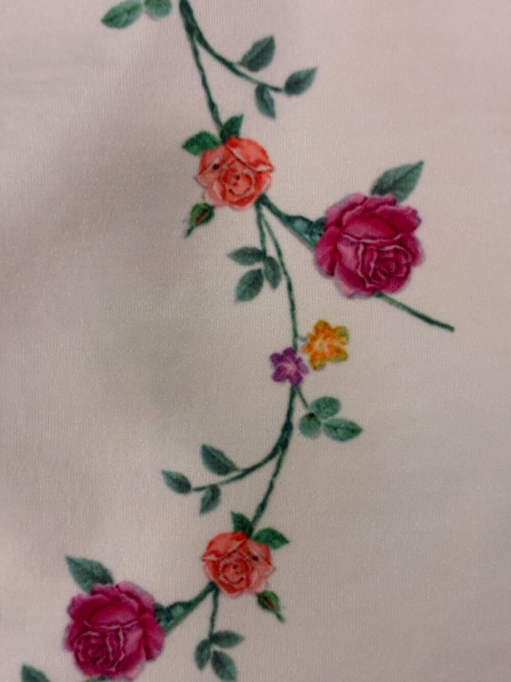 ZARA Crop Top White/Red/Yellow Floral Off Shoulder Flutter Sleeve Women L - Picture 6 of 9